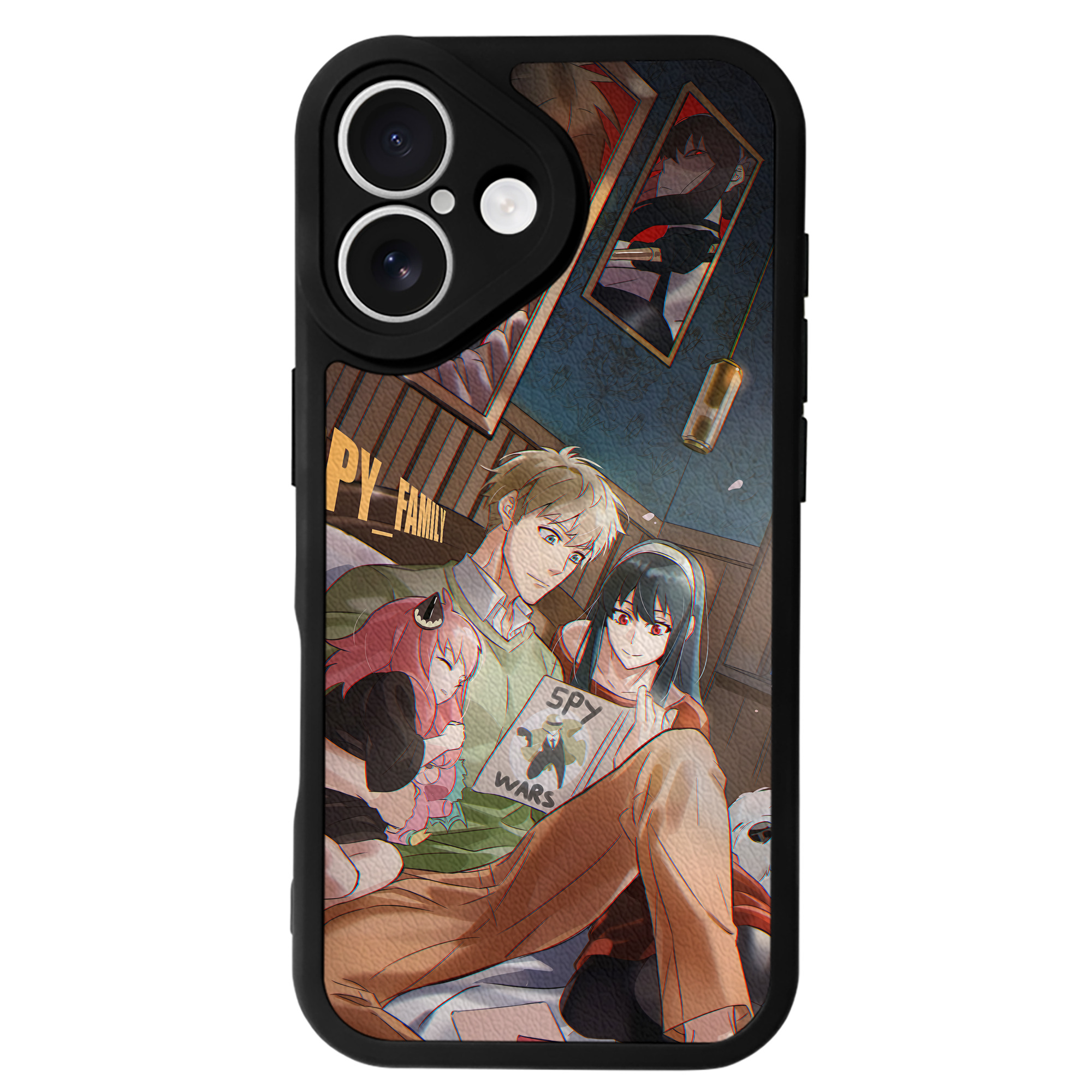 （画像用） SPY×FAMILY间谍家家酒 【iPhone 16シリーズ対応】シリコンスマホケース（レザー調） 材質：シリコン